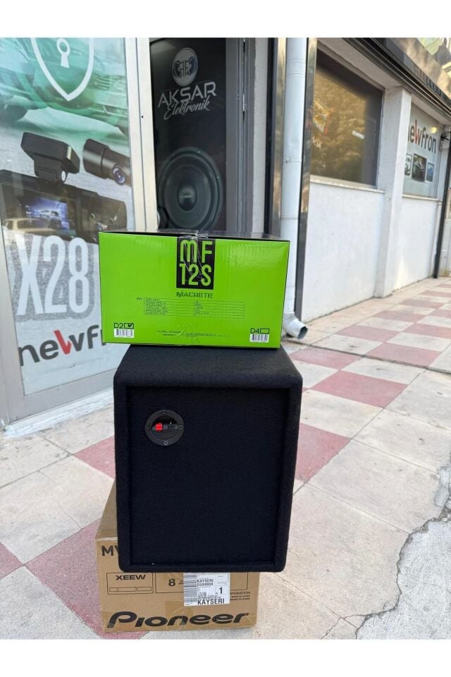 APOCALYPSE MF-12S L Port Kabinli 1600Wat 800Rms 30cm SPL Subwoofer Bas Çift Bobin