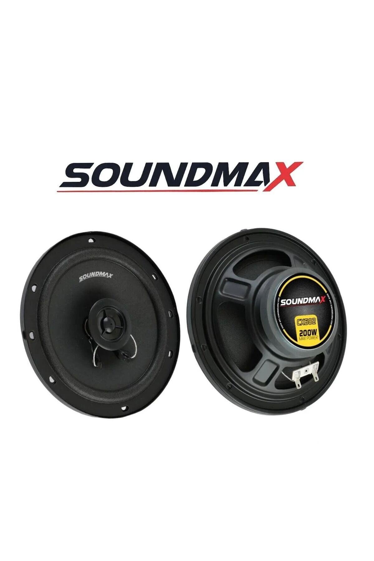 Soundmax Sx-cx620 Oto Hoparlör 16cm 200 Watt Tweeterli 2 Adet