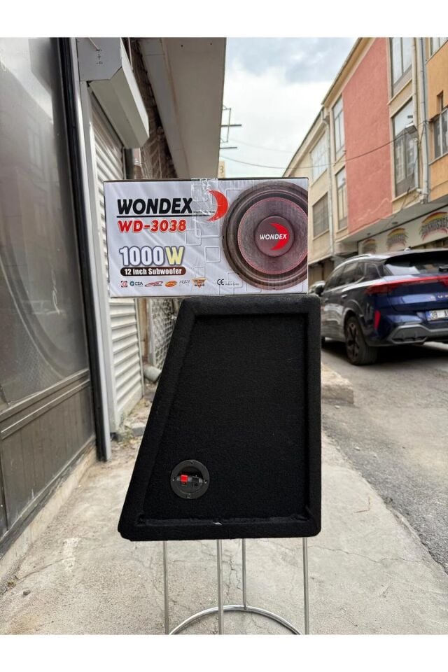 wondex Wd-3038 Kabinli 30 Cm Subwoofer Bas Bufır 1000wat-350w Rms Maximum Power