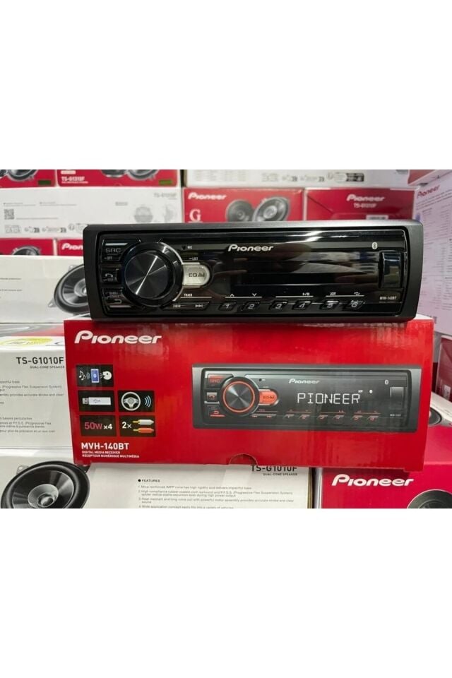 Pioneer MVH-140BT Bluetooth USB RCA Oto Teyp