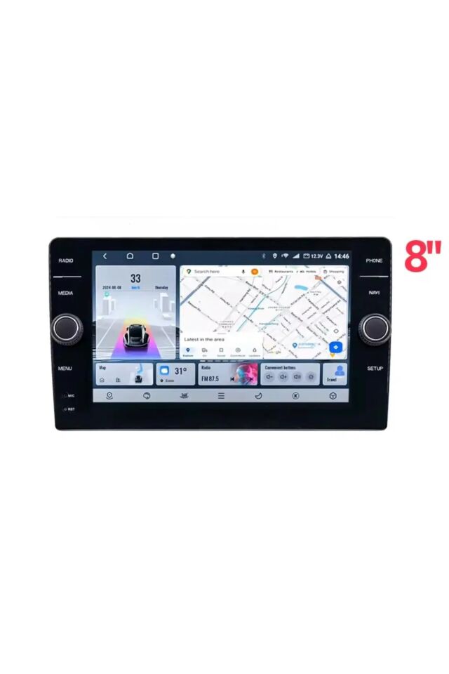 Mehter Navigold Volkswagen Transporter (2021-2024) 8' Orijinal Görünüm 4/64GB Android Car Playli Oto Multimedya Teyp